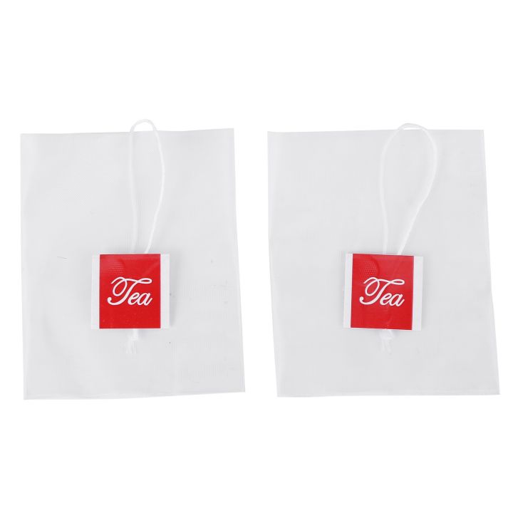 1000Pcs5.5 X 7Cm Pyramid Tea Bag Filter Nylon Tea Bag Single String Label Transparent Empty Tea Bag