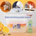 3500ml Juice Jug Water Jug With Faucet Lemon Kitchen Drinkware Kettle Pot Cold Water Bottle Container Heat Resistant Pitcher. 