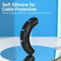 Vention Cable Organizer Silicone USB Network Wire Cable holder Winder Wire Cable Clip Organizer Cable Management Cover for Headphone Mouse Audio Earphone USB Charging Cable Multifunction Management Cable Protector. 