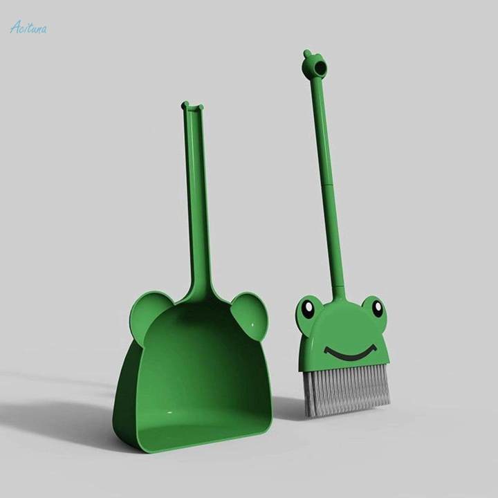 Children Cleaning Broom Dustpan Set Toddlers Cleaning Toys Set