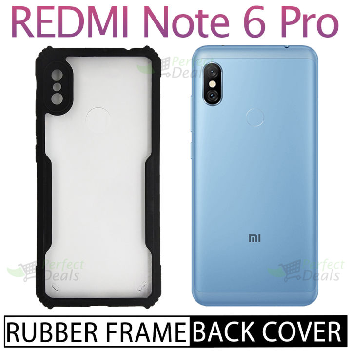 Shopila Redmi Note 6 Pro Soft Silicone TPU Case Extra Aly Outer Covering latest 2022 Design hardy edges Semi transparent cover bumper case For Redmi Note 6 Pro