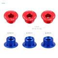 Bike Crankset Screw MTB Mountain Road Bicycle Crank Arm Bolts Blue. 