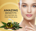 Castor Oil 100% Natural Ayurveda Oil 375 ML Hair Growth Oil Keeps Your Hair and Scalp Healthy. 