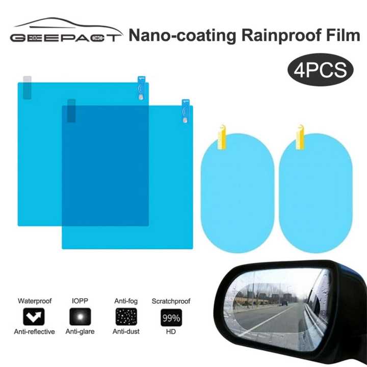Geepact%204pcs%20Anti%20Fog%20Film%20Anti%20Rain%20Car%20Mirror%20Film%20Rearview%20Mirror%20Protective%20Film%20Nano%20Waterproof%20Anti%20Glare%20Side%20Window%20Film%20-%20Image%202