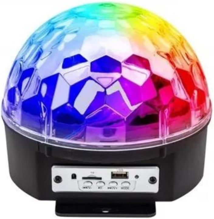RGB Colorful Magic Neon Lighting Crystal Crazy Ball With Bluetooth Sound Box And SD Card With Pen Drive Music MP3 With Remote Control