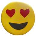 Emoji face pillow. 