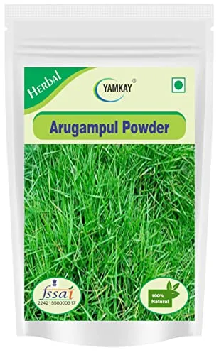 Yamkay Arugampul Powder Bermuda Grass Cynodon Dactylon 100 gm(FROM INDIA)JEZ