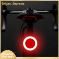 Enigma- Bicycle Taillight Love Heart Rechargeable Bicycle Tail Light Super Bright Waterproof Rear Lamp for Night Riding Mountain Road Bikes Buyers' Favorite High-brightness Warning Taillight. 