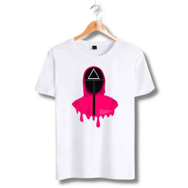Squid Game Tshirt  unisex  men  women  tees  designer tees  crew neck  silver white  red  blue  black