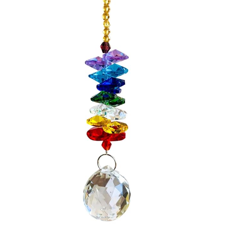 Rainbow%20Glass%20Crystal%20Garland%20Strands%20Chakra%20Beads%20Prisms%20Suncatcher%20Chandelier%20Crystal%20Ball%20Replacement%20Car%20Pendant%20Hanging%20-%20Image%202