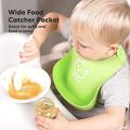 Baby Silicone Bibs Adjustable Waterproof Feeding Baby Bib Children Baby Toddler Eating Meal Boys Kids Girls Aprons. 
