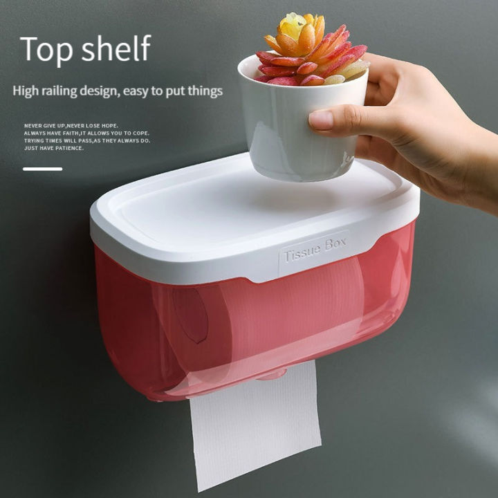 Migeet%20wall%20mounted%20non%20perforated%20transparent%20tissue%20box%20-%20Image%203