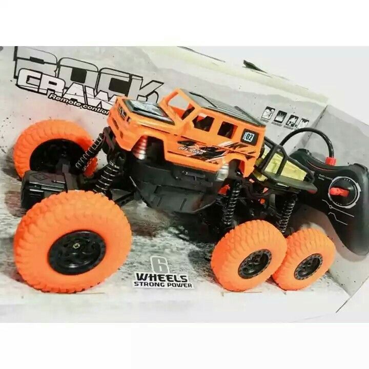 6WD RC OFF Road Rock Crawler Monster Rechargeable Buggy Car Truck Jeep 4 Wheel Drive Suspension System Strong Power High Quality Unique Design 1:16 Scale OFF Road Vehicle