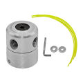 Aluminium Trimmer Head with 4 Line for Grass Trimmer Bobbin (Brush Cutter). 