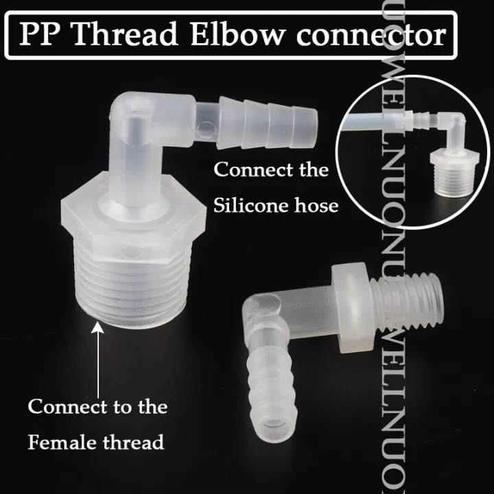 10Pcs/Lot%203.9-11.1MM%20To%20G1/8''~G3/8''%20Thread%20Elbow%20Connector%20Aquarium%20Fish%20Plastic%20Joints%20Pump%20Adapter%20-%20Image%205