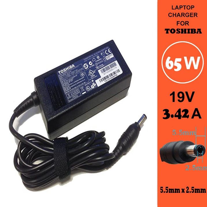 Toshiba laptop charger 19v 3.42a