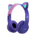 Premium RGB Cat Ear Model Bluetooth 5.0 P47M Headphone Wireless Headband Earphone Hands Free Music Headset With MF/TF (Features P47 Solo XB450) 178057570 TecZone LK. 