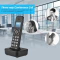 D1002B Cordless Phone with Answering Machine Caller. 