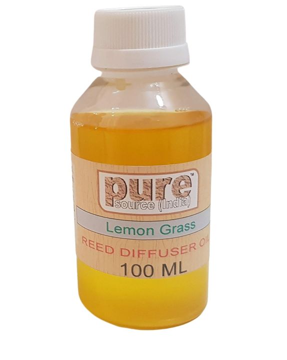 Pure Source India Aroma Reed Diffuser Refill Lemon Grass 100Ml,8 Pcs ...
