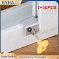 1~10PCS Sliding Sash Stopper Cabinet Locks Straps Doors Security Anti-theft Lock Window Sliding Door Baby Kids Child SafetyBasketball. 