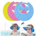 Waterproof Baby Bath Visor Ear Protection Kid Wash Hair Shower Cap Adjustable Child Haircut Cap. 