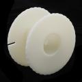 White Plastic Spools -Empty Spools - Crafts Thread Cord Wire Rope Chain Roll. 