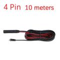 4 Pin 6/10/15 Meters Extend Cable for Mirror Dash Cam Rear View Camera Rear Car Recorder car accessories. 