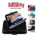 Secure Aluminum Wallet Infrared Blocker Card Holder 1 PC ATM Card Holder. 