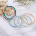 Fashion Natural Fine Round Agate Jade Bangle Glass Imitation Jade Tinker Bracelet for Women. 