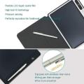 10.1 Inch LCD Screen Handwriting Board with Case Electronic Notepad with Leather Case Electronic Drawing Tablet for Work Study. 