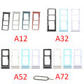 Phone Sim Chip SD Card Tray For Samsung Galaxy A02 A02s A12 A22 A32 A42 A52 A72 4G 5G Phone New SIM Holder Slot Drawer. 