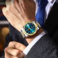 NEW +box luminous dating men's AR luxury sports POEDAG watches men's waterproof watches quartz stainless steel men's watches men's Reloj. 