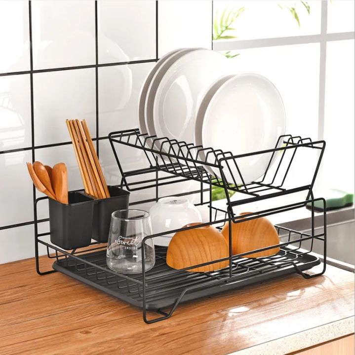 2%20Layers%20Iron%20Tableware%20Organizer%20Kitchen%20Tools%20for%20Bowl%20Dishes%20Chopsticks%20Dish%20Drying%20Rack%20Drainer%20Storage%20Rack%20-%20Image%203
