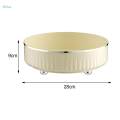 Rotating Turntable Organizer Serving Platter for Toilet Cabinet Pantry. 