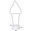 ECHIDNA Night Light Creative Ice Cream/Ice Lolly Sign LED Neon Light. 