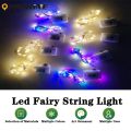 【ZOSR】1M 2M Battery Operated LED Fairy Lights String Lights Waterproof Copper Wire Lights for Party Gift Holiday Christmas Decor. 