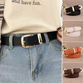 Alloy Buckle Women Belts PU Leather Wild Female Waist Belts Brown Black White Red Girls Pants Jeans Fashion Belt. 