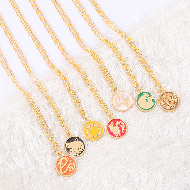 Golden%20The%20Seven%20Deadly%20Sins%20Necklace%20Meliodas%20Escanor%20Nanatsu%20No%20Taizai%20Merlin%20Ban%20King%20Gowther%20Tattoos%20Logo%20Pendant%20Necklace%20-%20Image%202