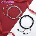 Long Distance Couple Bracelet 2pcs His Her Matching Bracelets 100 Languages I Love Couple Bracelets Adjustable Beads Jewelry Gift Heart Pairing Couple Necklace. 