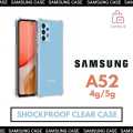 Shockproof Clear Case For Samsung Galaxy A52 4g 5g Back Cover Transparent Silicone Case Soft Airbag Bumper Lens Protection Cute Design For Girls Boys New. 