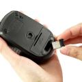 Centechia 2.4GHz Wireless Optical Mouse with USB 2.0 Receiver for PC Laptop - Black + Grey. 