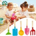 Lumina Kids Gardening Tool Kids Beach Sand Toys Set with Wooden Handle Spoon Fork Trowel Rake Gardening Tools for Outdoor Fun Children's Gardening Equipment Children Outdoor Activity Set. 