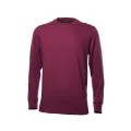 wearever Maroon Long Sleeve Crew Neck T-shirt. 