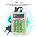 EsoGoal Rechargeable Battery 1.2V AA/AAA Smart Battery Charger Rechargeable Battery. 
