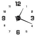 DIY Digital Wall Clock 3D Mirror Surface Sticker Silent Clock Home Office Decor Wall Clock for Bedroom Offic. 