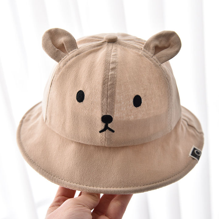 New%20Spring%20Summer%20Baby%20Bucket%20Hat%20Cute%20Bear%20Ear%20Newborn%20Panama%20Cap%20Solid%20Color%20Outdoor%20Beach%20Kids%20Baby%20Boy%20Girl%20Sun%20Hats%20-%20Image%204