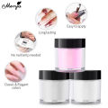 Monja Acrylic Nail Art Set, Clear Pink Acrylic Nail Powder Set Polymer Nail Powder With Acrylic Liquid, Liquid Monomer Nail Extension Tool Set, For Nail Art Starter Set, With Nail Brush, Nail Form, Nail File Glass and DIY Nail Art Tool Beginner Nail Acryl. 