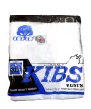 KIBZ Men’s Vest Round Neck With Sleeves 100% Cotton Vest White Color. 