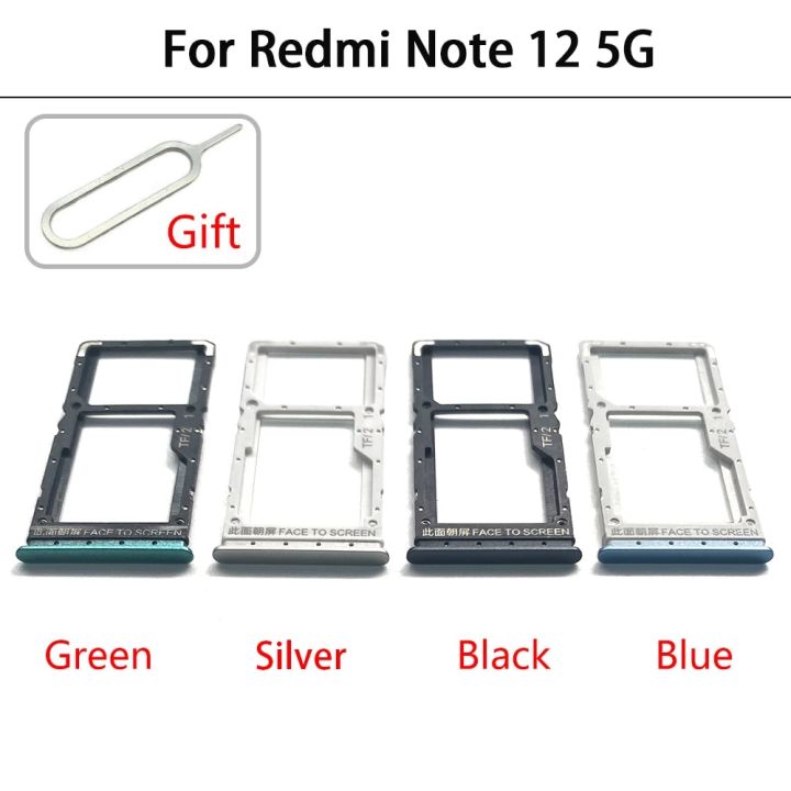 Original%20Dual%20Card%20SIM%20Card%20Tray%20chip%20Slot%20drawer%20Holder%20Adapter%20Accessories%20For%20Xiaomi%20Redmi%20Note%2012S%2012%204G%20Pro%205G%20Plus%20+%20Pin%20-%20Image%205