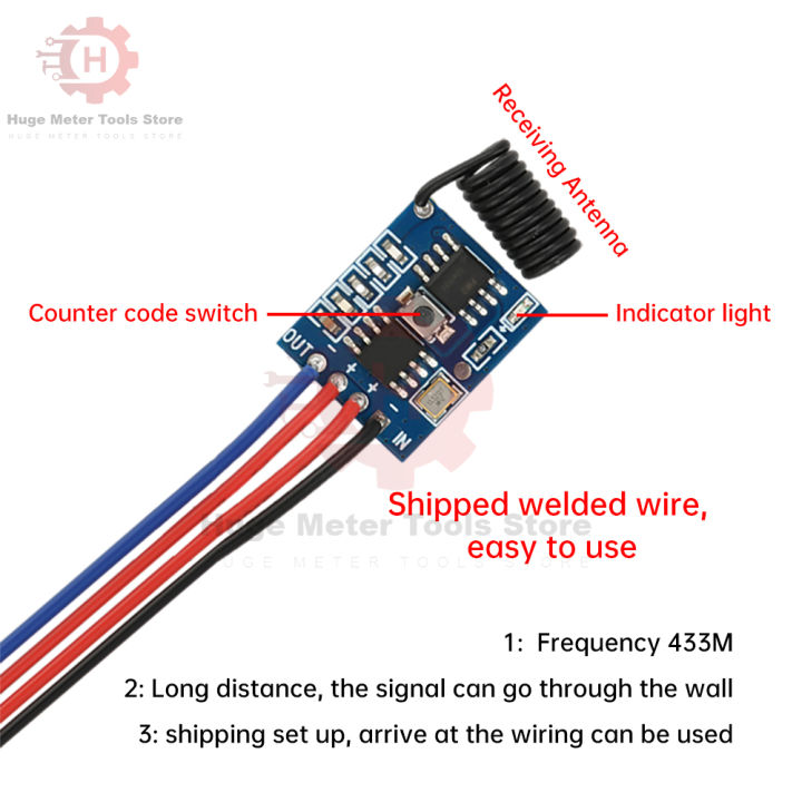 40W DC3.3-24V Dimmer Module Fast/Slow Gradually Brightening LED Control ...